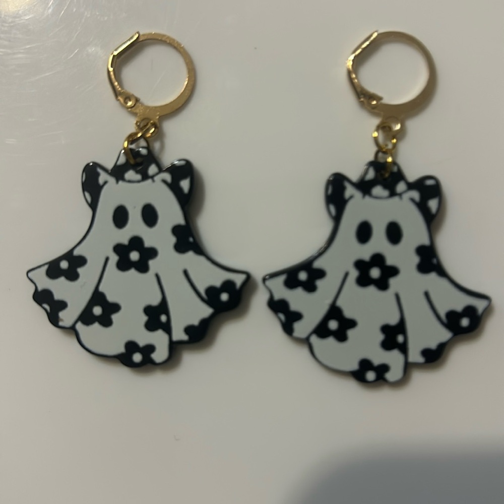 Ghost earrings!!